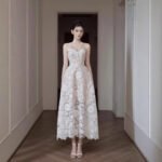New Three-dimensional White Lace Dress Women - Image 4