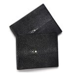 Pearl Fishskin Short Grinding Beads With Cowhide Wallet - Image 3