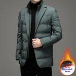 Fake Two-piece Suit Down Jacket Business Men - Image 2