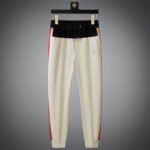 Color Contrast Patchwork Thin Sweatpants For Men