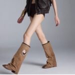 Women's All-matching Mid Heel Knee-high Boots - Image 3