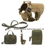 Tactical Dog Harness Pet German Shepherd K9 Training Vest Dog Harness And Leash Set For All Breeds Dogs - Image 7