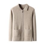 New Men's Cardigan Long Sleeve Sweater Coat - Image 2