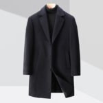 Men's Business Casual Woolen Trench Coat - Image 4