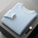 New Round Neck Double-strand Thickened Sweater For Men - Image 4