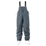 New Outdoor Men And Women Ski Suit Autumn And Winter Leisure Working Bib Top Pants - Image 9