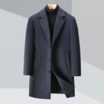 Men's Business Casual Woolen Trench Coat - Image 3