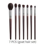 Natural Makeup Brushes Set Eyeshadow Make Up Brush Goat - Image 7