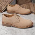 Autumn Retro British Martin Leather Shoes Men's Outdoor Work Shoes Suede - Image 3