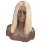 613 Blonde Bob Wig Short Straight Human Hair Wigs For Women - Image 7