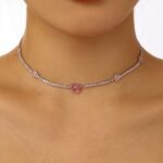 Fashion Sterling Silver Tennis Necklace For Women - Image 3
