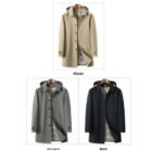 Men's Trench Coat Detachable Hat Light Luxury Business - Image 5