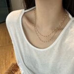 Simple Moon Tooth Beads Female Clavicle Chain - Image 2