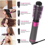 Professional 5 In 1 Hair Dryer Brush Dryer And Straightening Brush Electric Hair Styling Tool Automatic Hair Curler Beauty Supplies Gadgets - Image 4