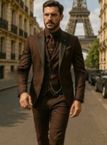 Bridegroom Groomsman Host Banquet Suit Three-piece Suit - Image 8