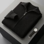 Knitted Cardigan Wool Coat Australian Men - Image 6