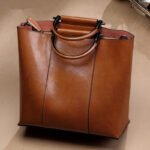 Handmade Original Genuine Leather Women's Bag Portable - Image 4