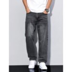 Men's Casual Straight-leg Loose Long Jeans - Image 2