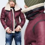 Men's Leather Leisure Warm Flight Jacket