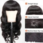 BODY WAVE Full Machine Made Non-lace Wigs - Image 5