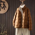 Double-sided Wear Down Jacket Women's Short Light & Fashionable Solid Color Loose White Duck Down Warm Coat - Image 8