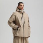 Men's Waterproof Breathable And Loose Zip Ski Suit Jacket - Image 2