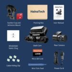 Hainatech 360 Degree View 4 Channel Dash Cam Front And Rear Inside Left Right, Dash Camera For Cars, Built-in GPS WiFi Night Vision, 24  7 Recording Parking Mode Monitor, Free 128G Card - Image 2