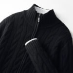 New Twist Zipper Knitted Coat For Men - Image 3