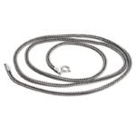 Men's 925 Sterling Silver Distressed Dragon Bone Necklace - Image 5