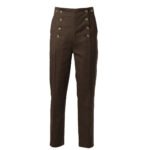 Men's Retro High Waist Double Breasted Casual Straight Pants - Image 5