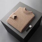 New Pullover Men's Half-high Collar Sweater - Image 3