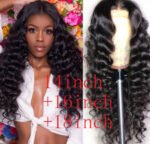 Human Hair Loose Deep Lace Frontal Wigs 13x4 Headgear - Image 7