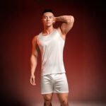 Quick-drying Seamless Vest Sexy Light Luxury Satin - Image 3